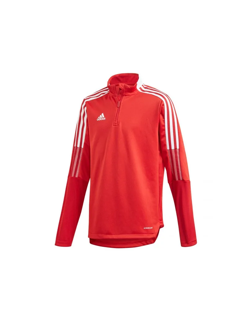 Adidas Παιδική Χειμερινή Μπλούζα Μακρυμάνικη Κόκκινη Tiro 21 GM7323
