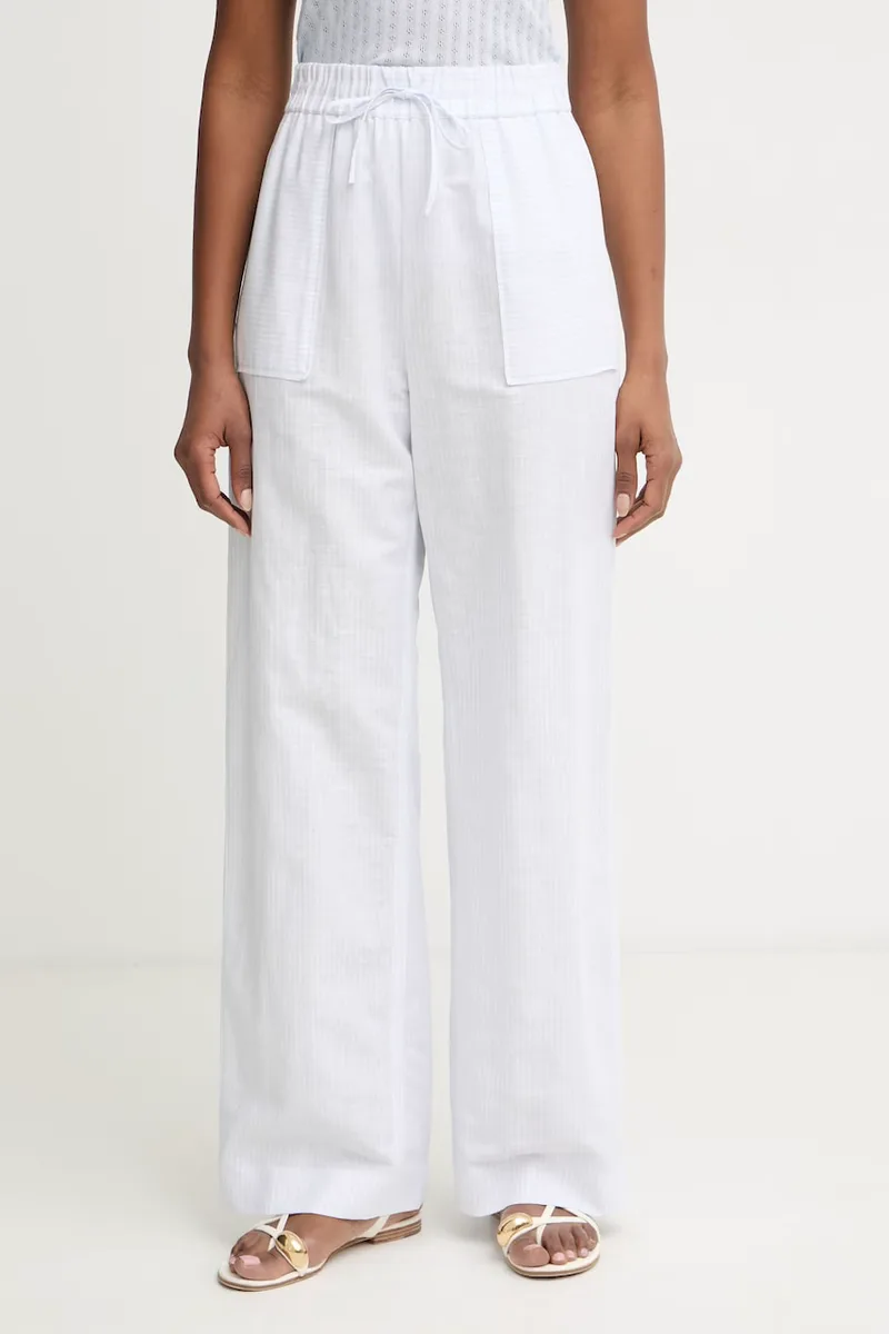 MM by Max Mara Παντελόνι Γυναικείο με λινό FAUNA