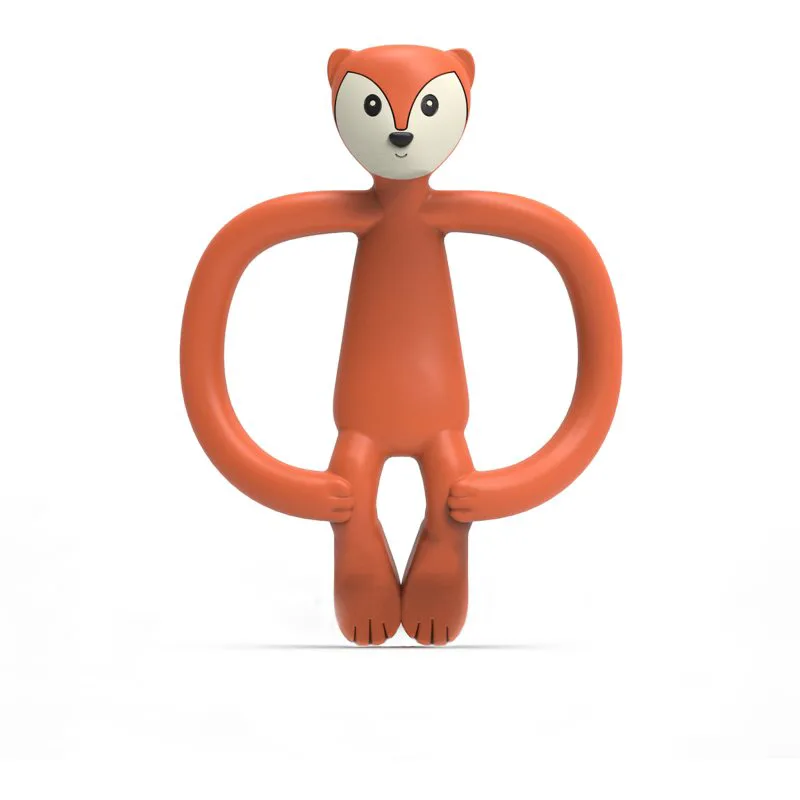 Matchstick Monkey Animal Collection οδοντόβουρτσα με μασητικό Fox 1 τμχ