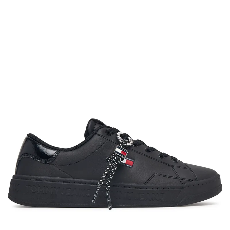 Αθλητικά Tommy Jeans Tjw Logo Sneaker EN0EN03129 Μαύρο