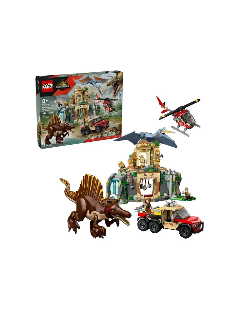LEGO Jurassic World 76976 Airborne Mission with Ketchalcoatlus and Spinosaurus