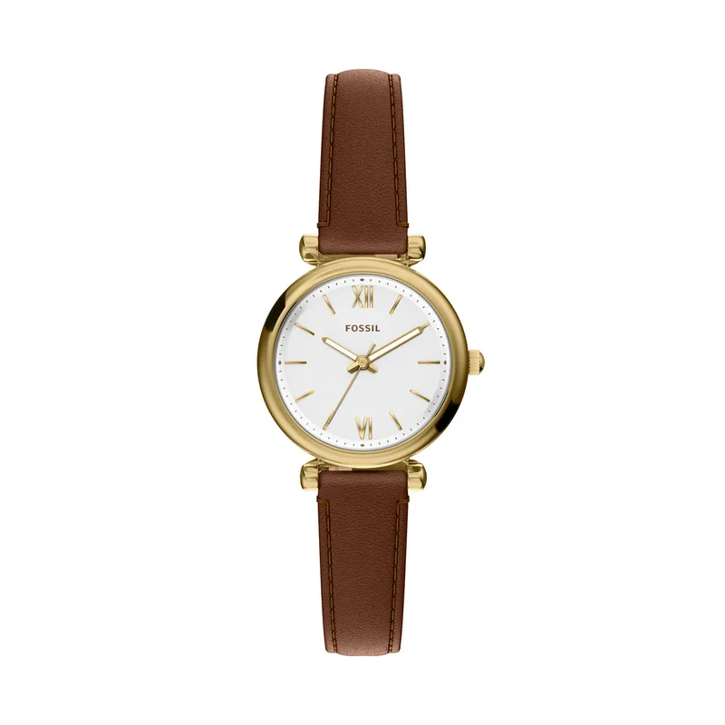 Ρολόι Fossil Carlie ES5464 Καφέ