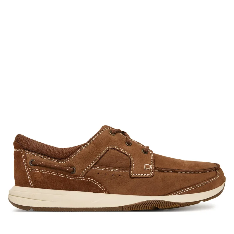 Κλειστά παπούτσια Clarks Sailview Lace 26176971 Καφέ