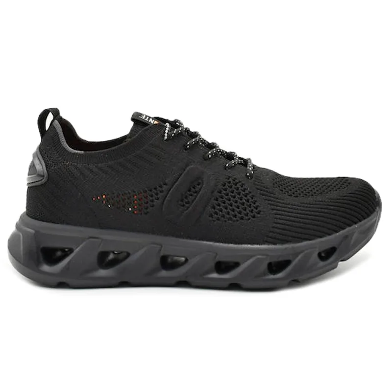 IMPRONTE ΑΝΔΡΙΚΟ SNEAKER SAN MARCO KNIT IM51012A 296 BLACK/BLACK