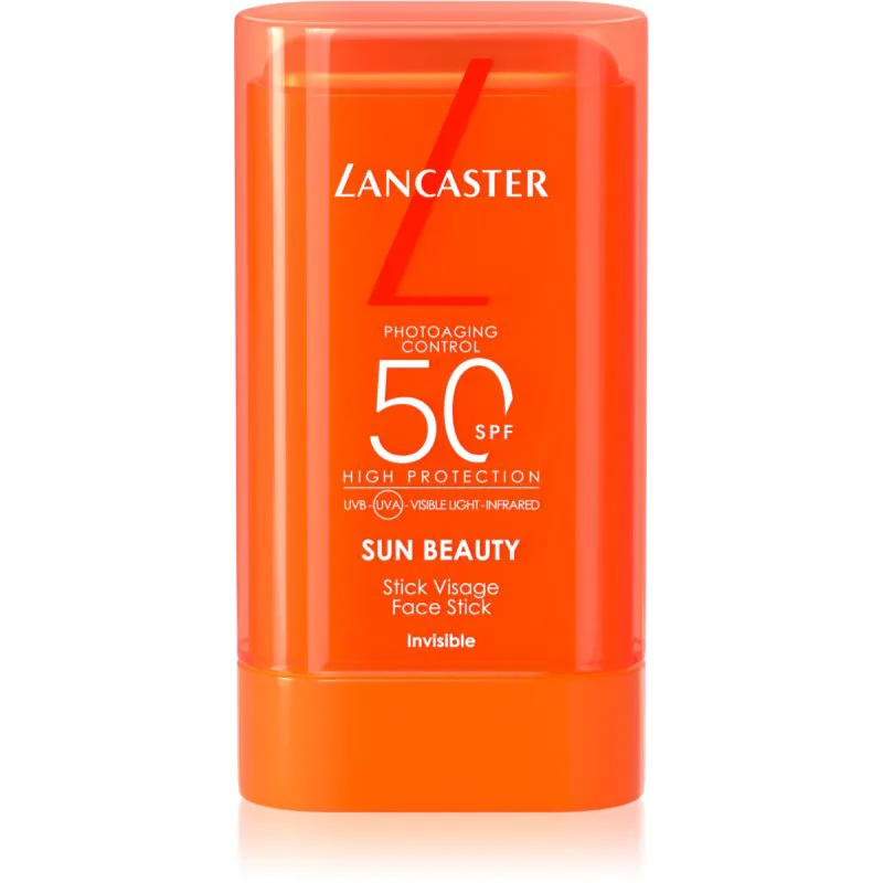 Lancaster Sun Beauty Face Stick αντηλιακή κρέμα σε στικ Για το πρόσωπο κα το λαιμό SPF 50 19 γρ