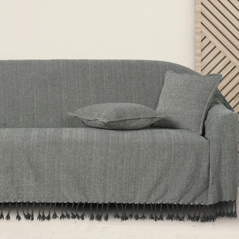 Ριχτάρι Τριθέσιου Καναπέ 180x300 Das Home 0275 Dark Grey 180x300