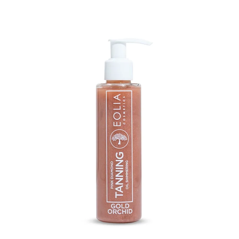 Tanning Oil Shimmer Ροζ Diamond Χρυσό Orchid 150ml