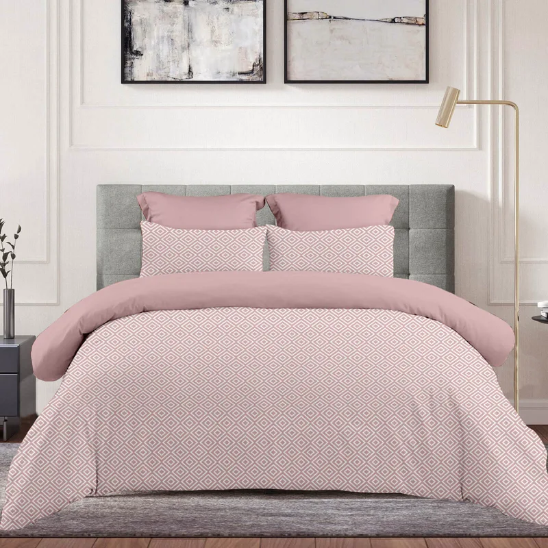 Σεντόνι Με Λάστιχο (160x200+30) Boho Dusty Rose - Astron Italy
