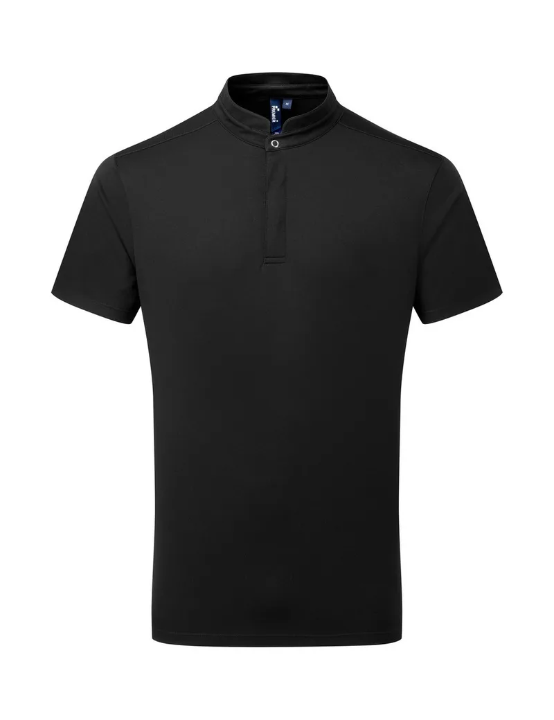Ανδρικό T-shirt με κουμπί PREMIER PR646 Black