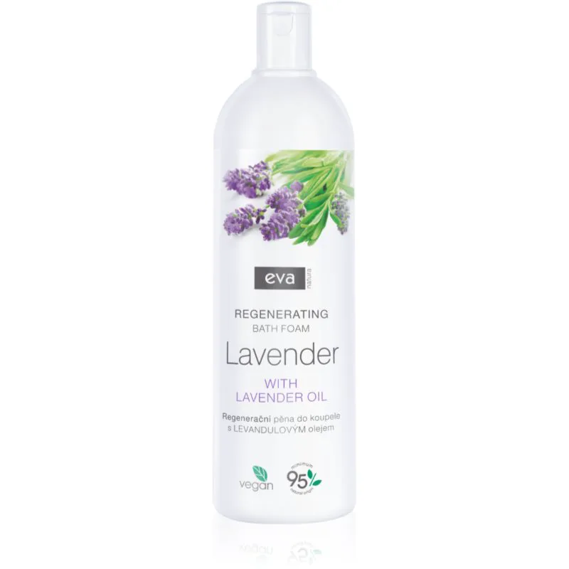 Eva Natura Lavender Oil αναγεννητικός αφρός για το μπάνιο 750 ml
