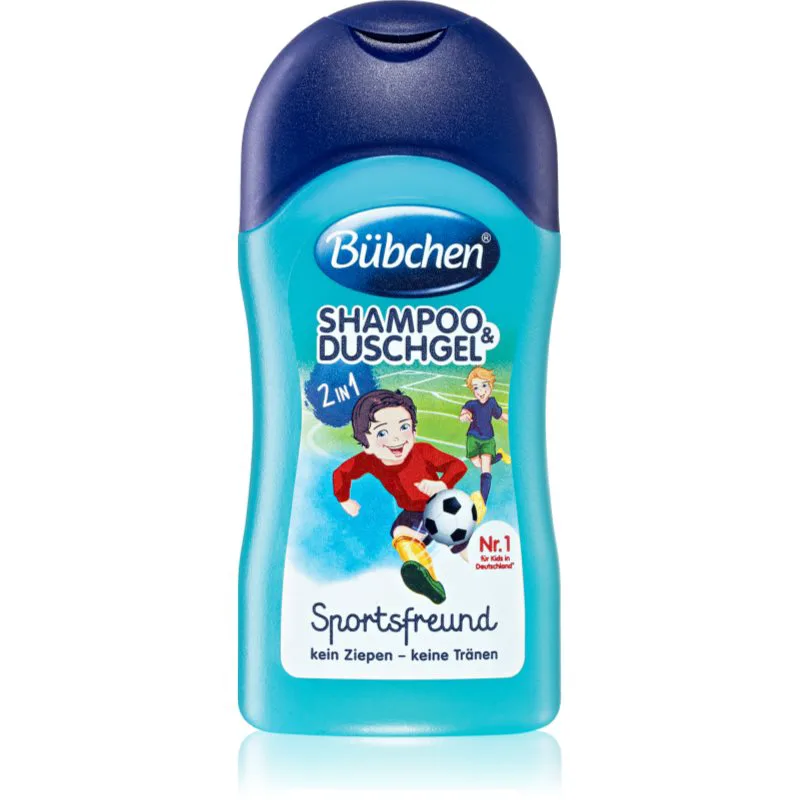 Bübchen Kids Shampoo & Shower II σαμπουάν και αφρόλουτρο 2 σε 1 συσκευασία ταξιδίου Sport´n Fun 50 ml