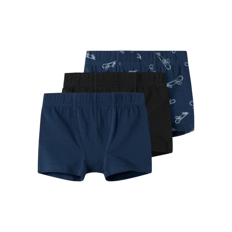 Εσώρουχα μπόξερ 3 pack αγόρι name it-13248829-Titan
