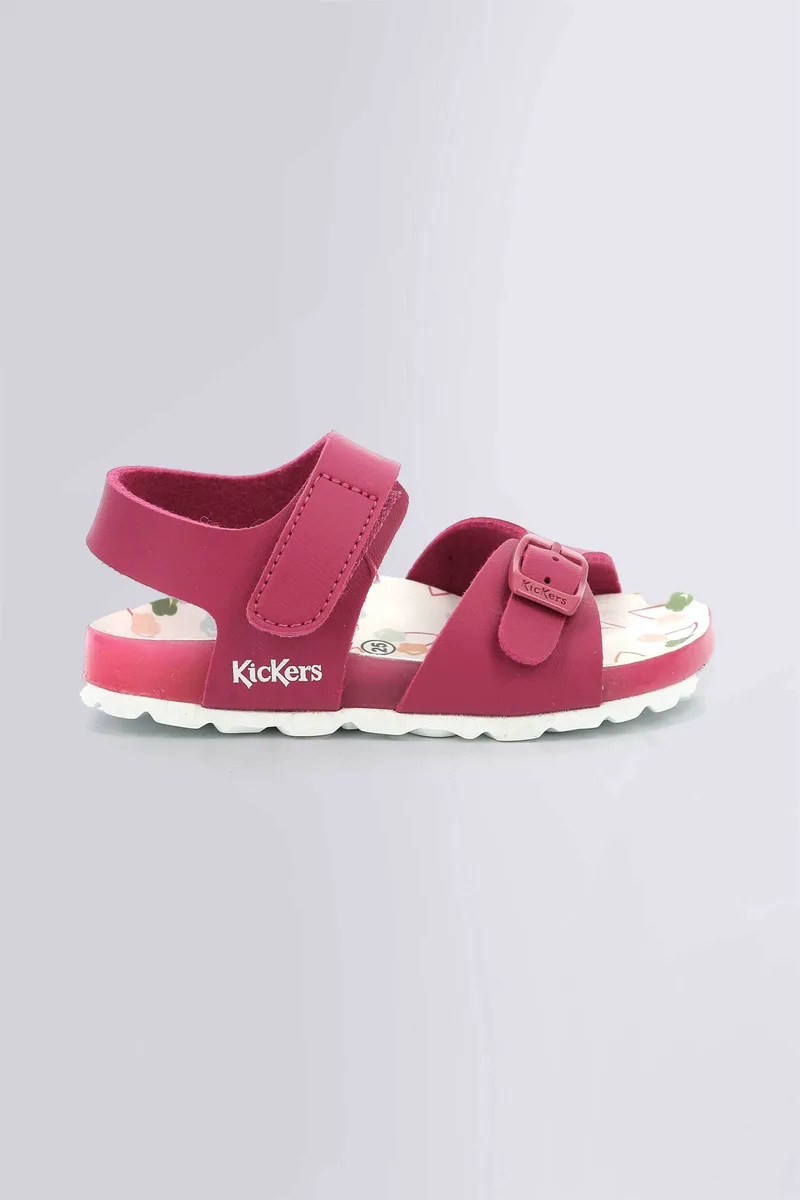 Kickers βρεφικά σανδάλια με λογότυπο "Sunkro" (26-27) - 858549-30 Φούξια