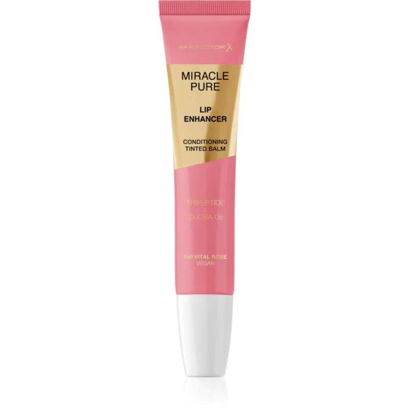 Max Factor Miracle Pure Lip Enhancer ενυδατικό λιπ γκλος απόχρωση 040 Vital Rose 12 ml