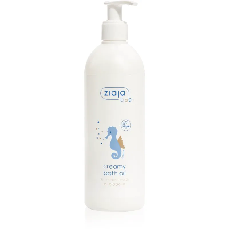Ziaja Baby κρεμώδες υποαλλεργικό λάδι μπάνιου για παιδιά από τον 1. μήνα 300 ml