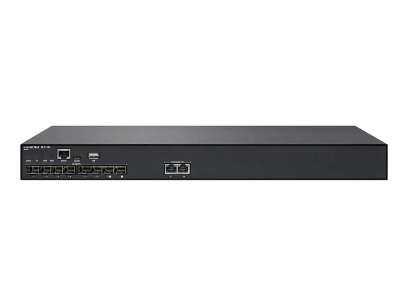 LANCOM XS-5110F Aggregation Switch (8x SFP+ / 2x 10G RJ45)
