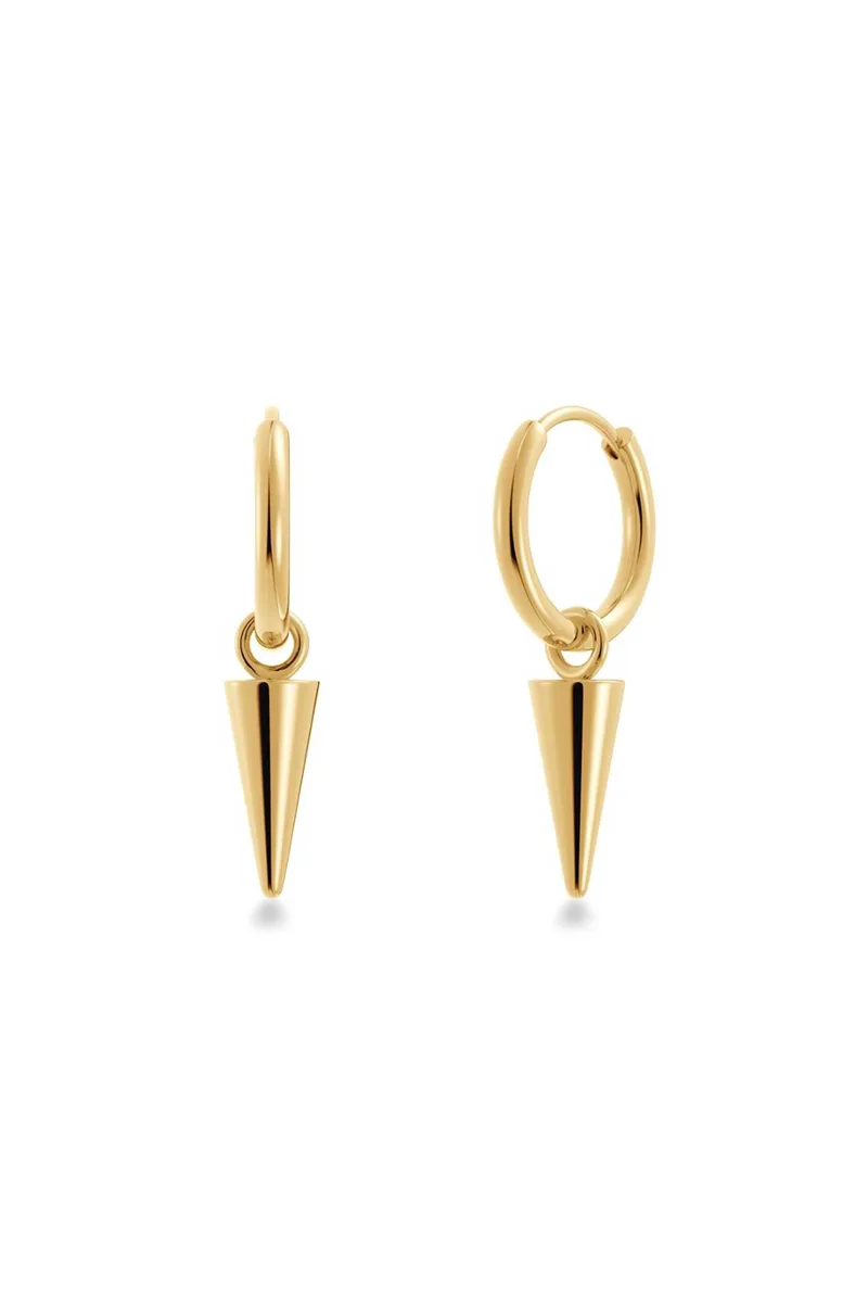 EDBLAD γυναικεία σκουλαρίκια "Peak Hoops Mini Χρυσό" - 126248