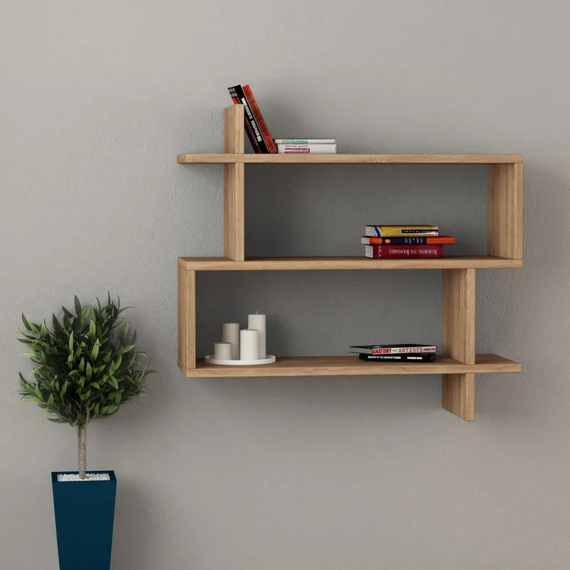 Ράφι Τοίχου Paralel - Oak 855Dte1683 (70x65,5x22)