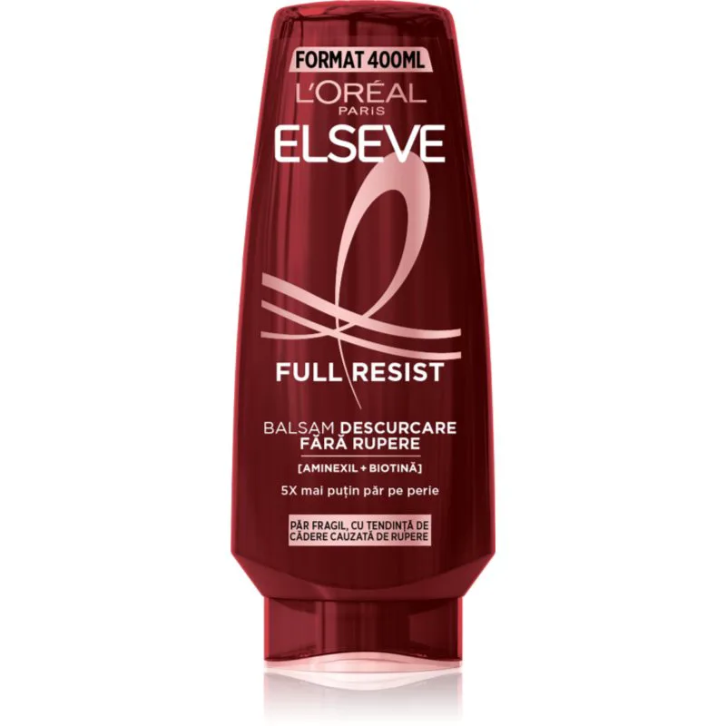 L’Oréal Paris Elseve Full Resist Aminexil δυναμωτικό βάλσαμο για αδύναμα μαλλιά που είναι επιρρεπή σε τριχόπτωση 400 ml