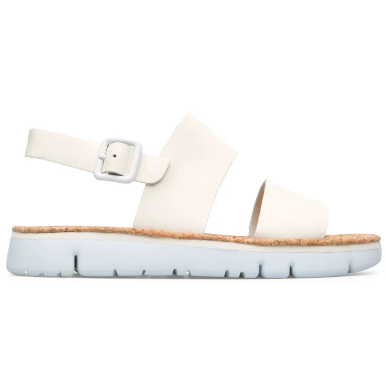 CAMPER Oruga - Πέδιλα Για Γυναικεία - Μπεζ, Μέγεθος 40, Smooth leather