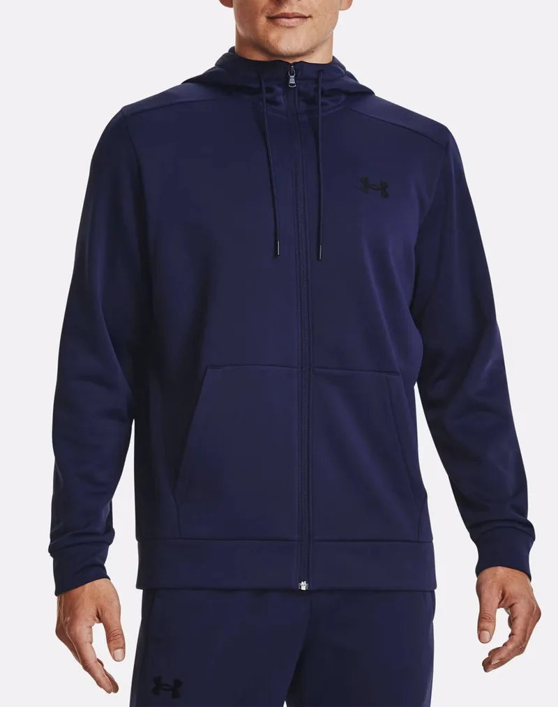 UNDER ARMOUR UA Armour Fleece FZ Hoodie 1373357-410 DarkBlue