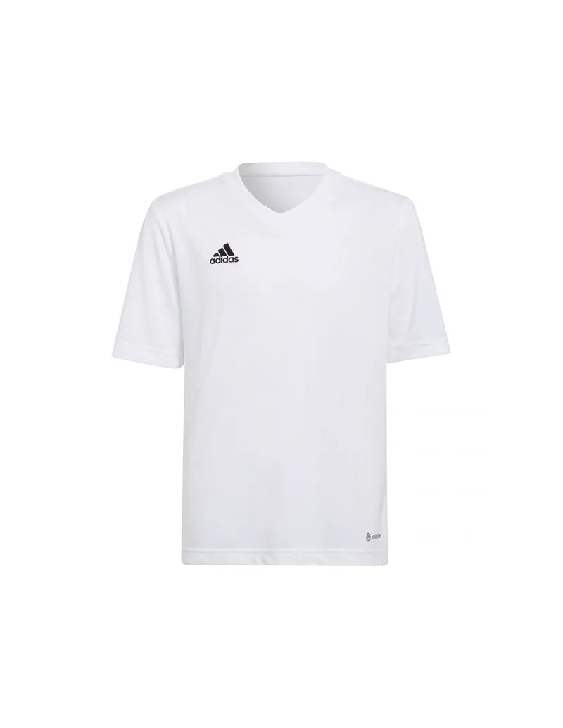 Adidas Παιδική Καλοκαιρινή Μπλούζα Κοντομάνικη Λευκή HC5054