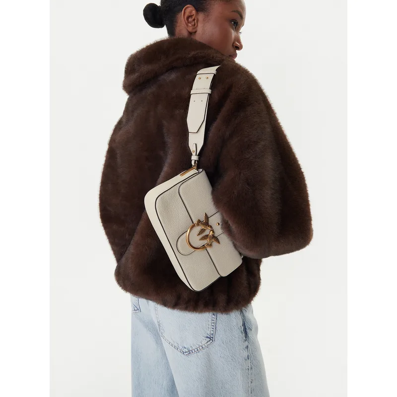 Τσάντα PINKO Love One Mini Slouchy Fl Al 25-26 104340 A2OX Εκρού