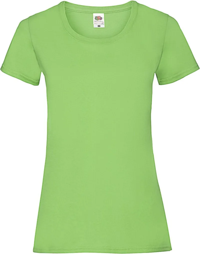 Lady-Fit Valueweight T Fruit of the Loom 61-372-0 Lime Green