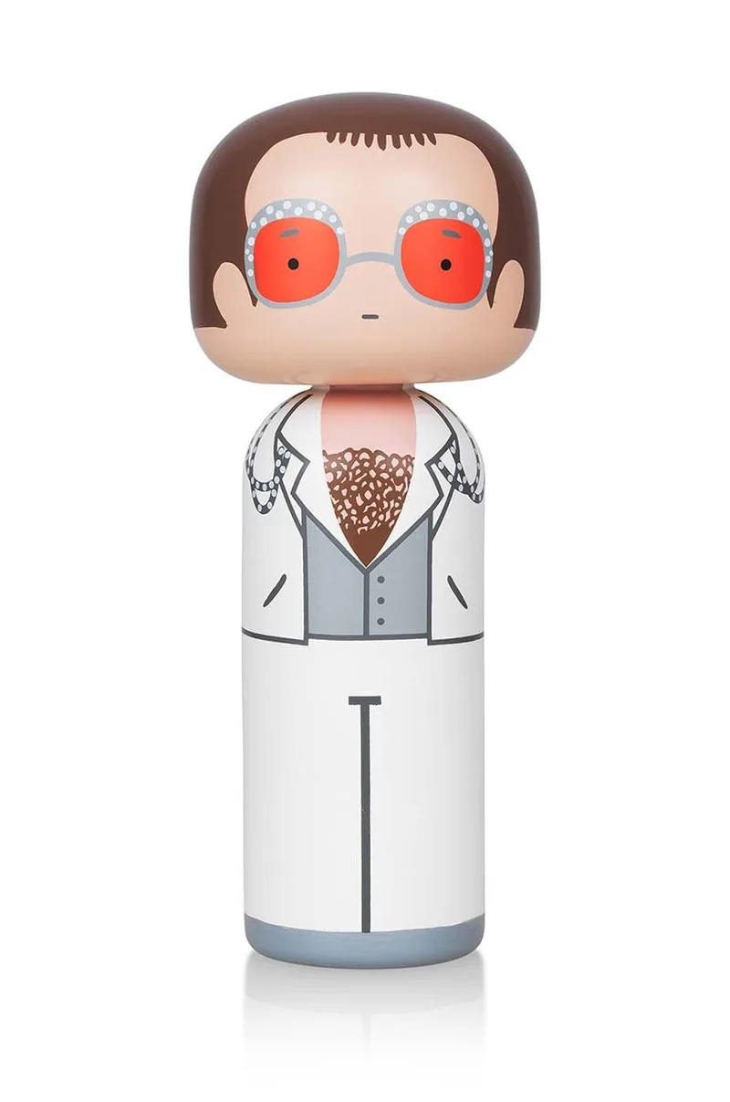Κούκλα kokeshi Lucie Kaas Elton In White