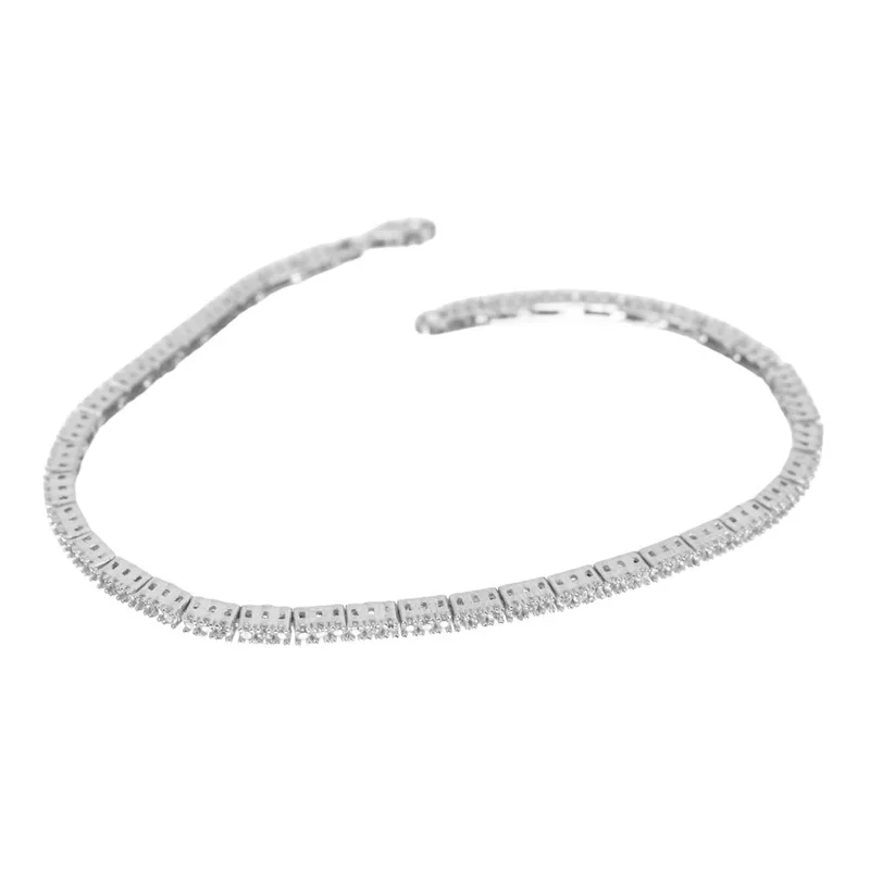 Βραχιόλι Γυναικείο Ριβιέρα με zircon 18cm Gatsa 0595