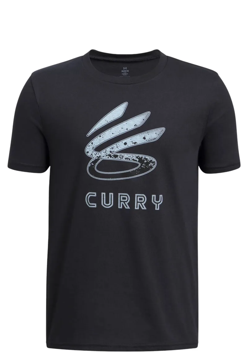 Μπλούζα Κοντομάνικη Under Armour Curry Logo 1387102-002 Αγόρι