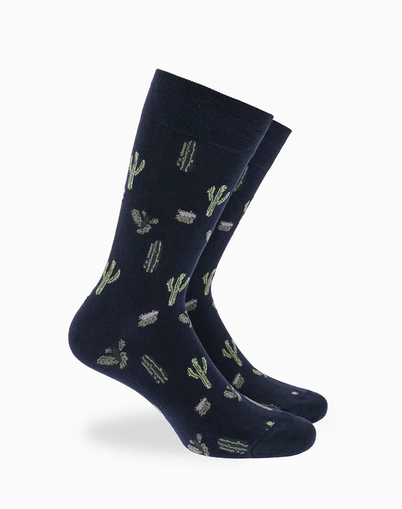 WALK ΑΝΔΡΙΚΕΣ ΚΑΛΤΣΕΣ BAMBOO ΜΕ ΣΧΕΔΙΟ W304-50-75 DarkBlue