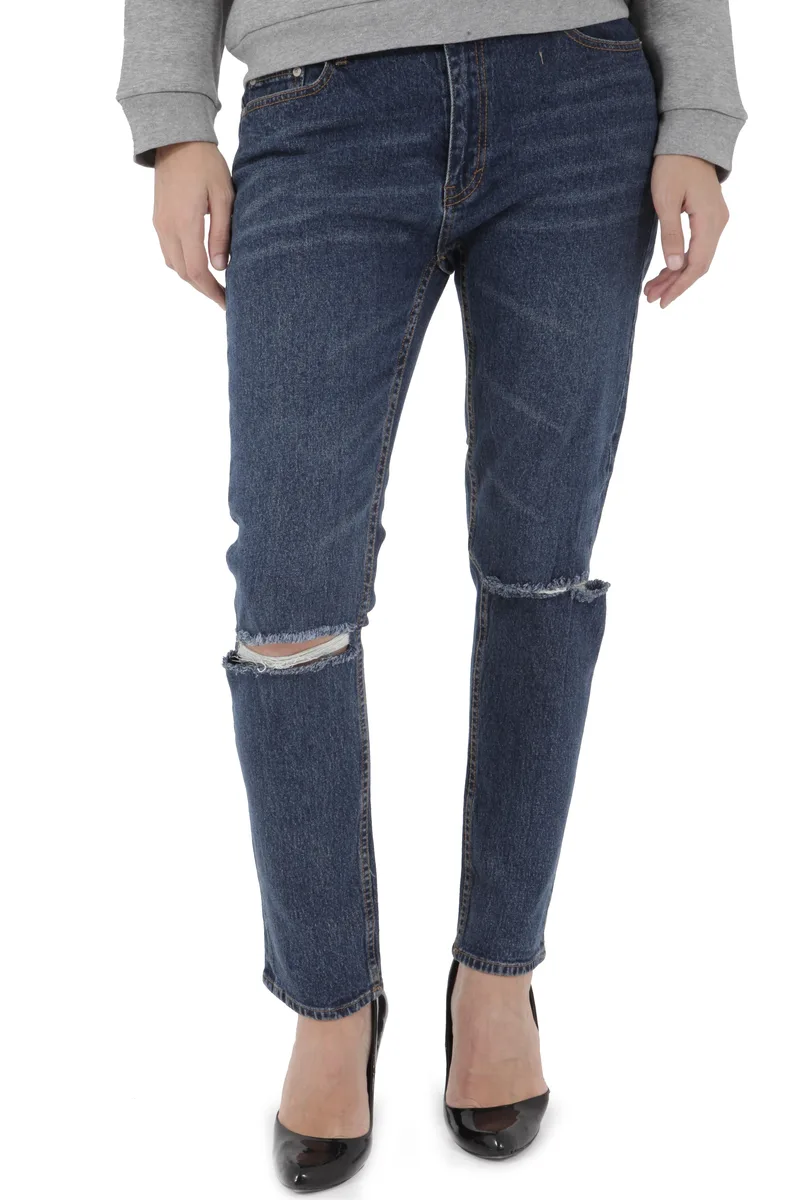 Παντελόνι Jean Cheap Monday Common Rewind Rip 0102966-001 Γυναικείο