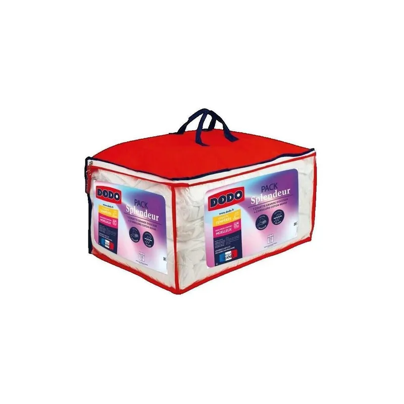 Dodo Pack couette Splendeur 220 x 240 cm blanc