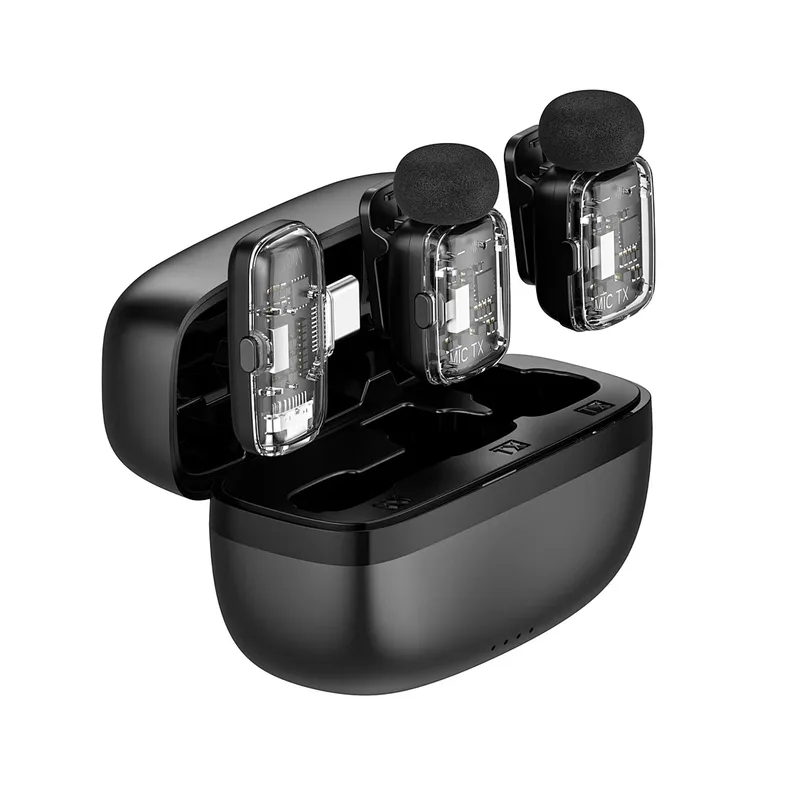 WiWU Duo Wireless Microphone ANC Black (WM008)