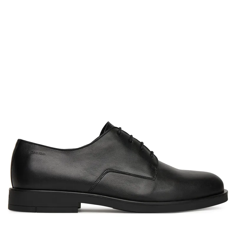 Κλειστά παπούτσια Calvin Klein Flex Dress Derby 4Holes Lth HM0HM01895 Μαύρο