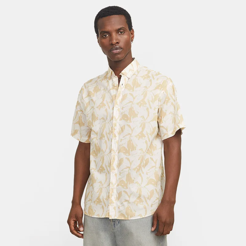 Jack & Jones Ανδρικό Κοντομάνικο Πουκάμισο (9000219409_1636)
