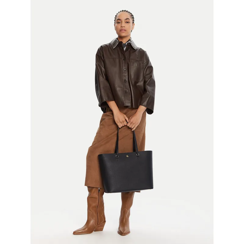 Τσάντα Lauren Ralph Lauren 431911655001 Μαύρο