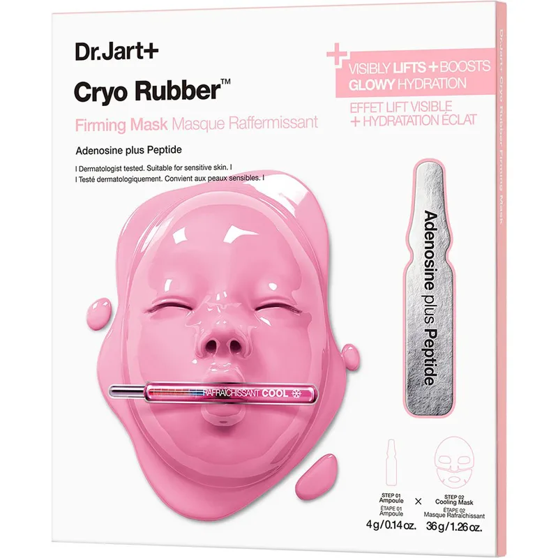 Dr.Jart+ Cryo Rubber Firming Moisture Mask Kit Ενυδατικό Κιτ Περιποίησης Προσώπου με Αμπούλα Αδενοσίνης & Μάσκα Υδρογέλης για Σύσφιξη 1 Τεμάχιο