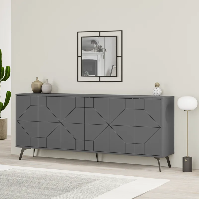Κονσόλα Dune - Anthracite 776Hms2508 (183,8x77,4x35 cm)