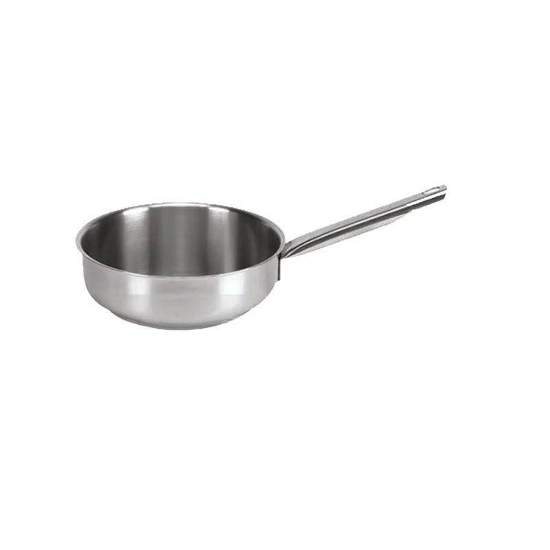 Γαλατιέρα Ρηχή Ανοξείδωτη 16cm Με Καπάκι 18/8 1,4lt