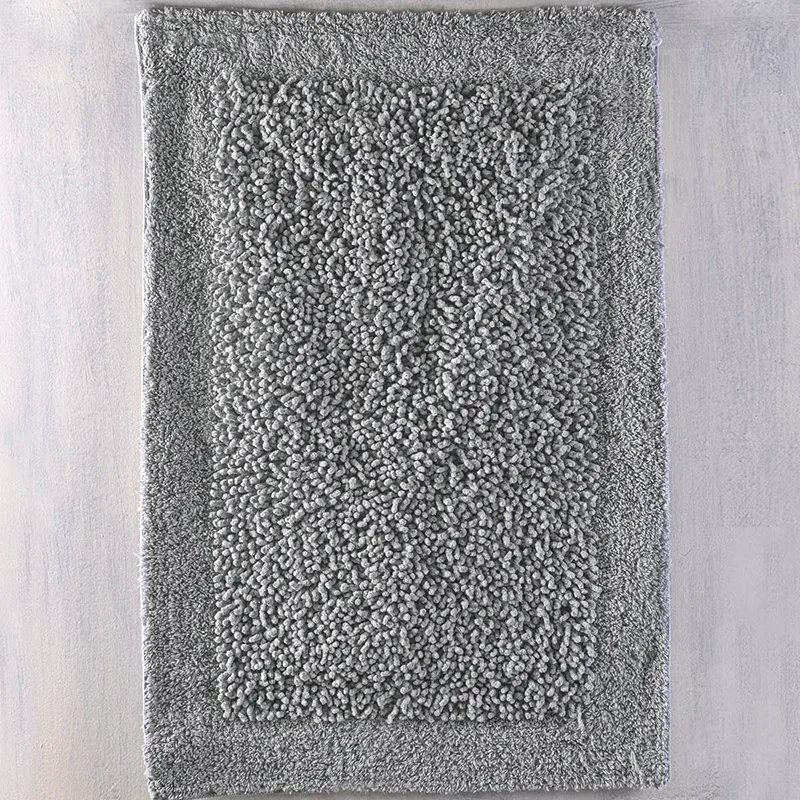 Πατάκι Μπάνιου 50X80 Rythmos Rimmon Γκρι (50x80)