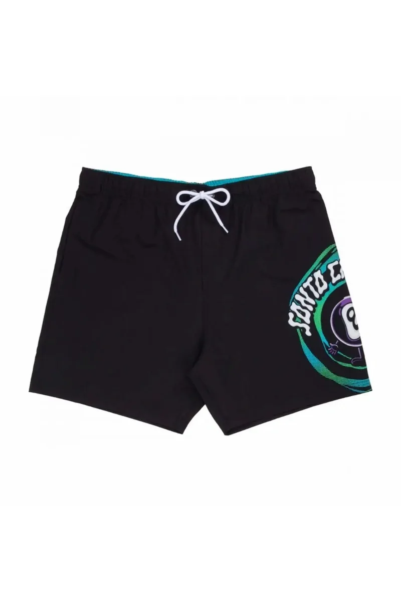 SANTA CRUZ Ανδρικό Μαγιό Print - Μαύρο-SCA-SHR-5524-BLACK