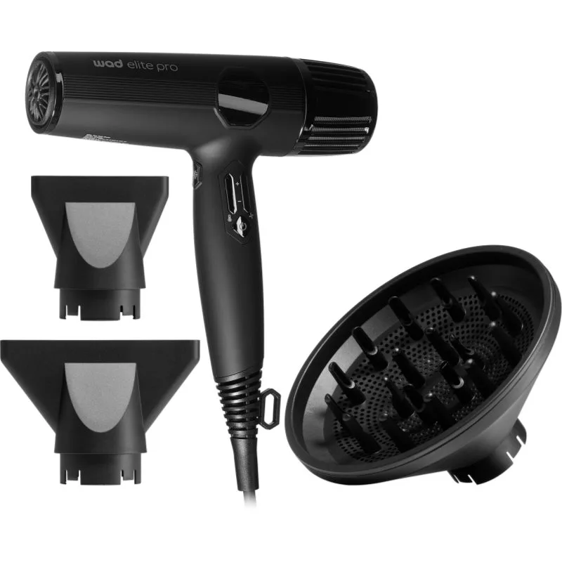 Wad Elite Pro Hair Dryer πιστολάκι Black 1 τμχ