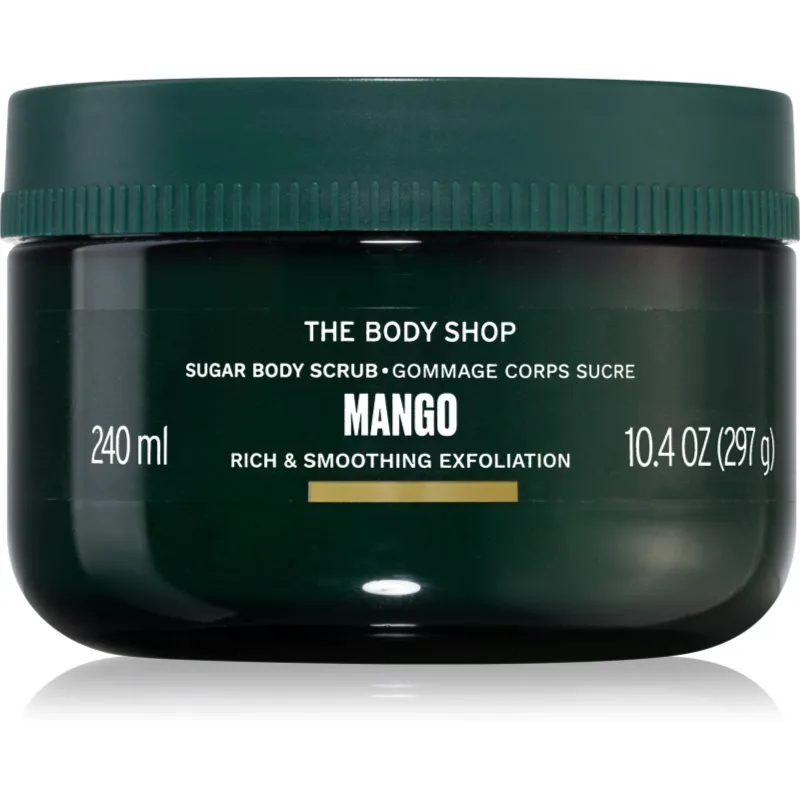 The Body Shop Mango Body Scrub δροσιστική απολέπιση σώματος με λάδι μάνγκο 240 ml