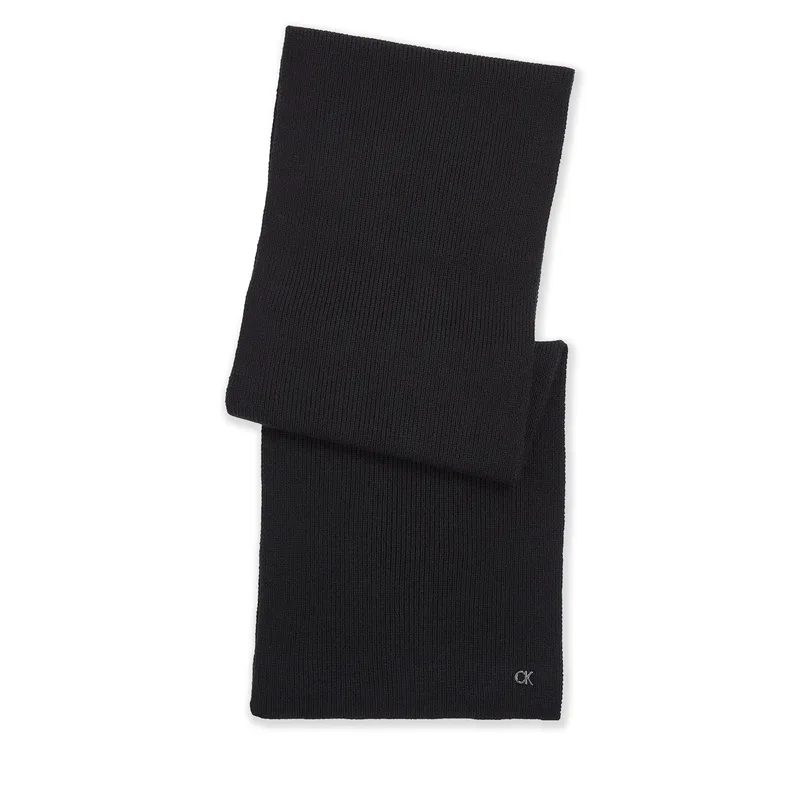 Κασκόλ Calvin Klein K60K612603 Μαύρο