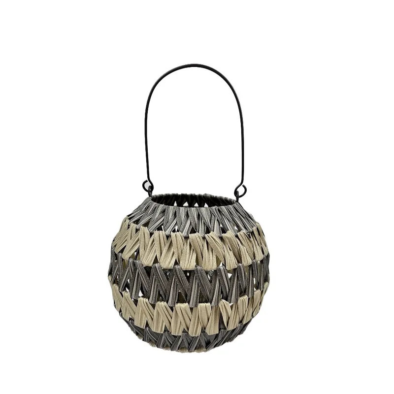 Φανάρι Bamboo Με Δοχείο Για Ρεσώ ESPIEL 13x27x25εκ. NAF118 (Υλικό: Bamboo) - ESPIEL - NAF118
