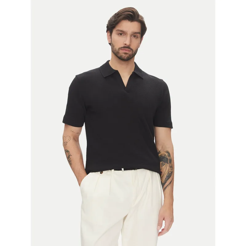 Marc O'Polo Polo 524 3021 53176 Μαύρο Regular Fit