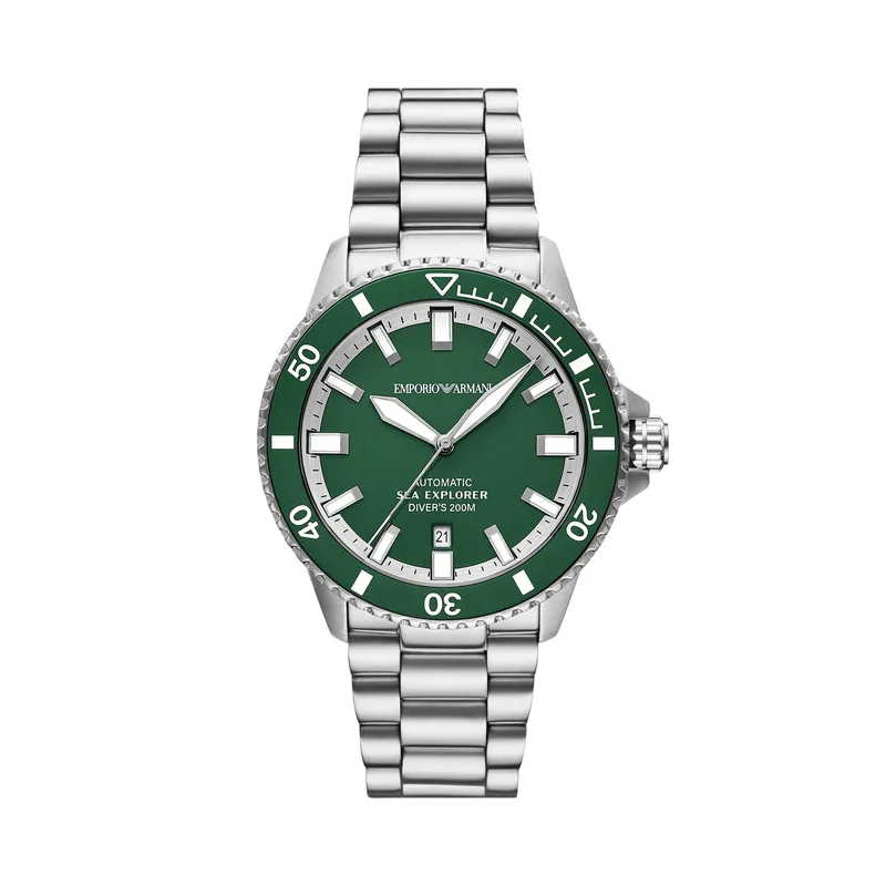Ρολόι Emporio Armani Sea Explorer AR60088 Ασημί