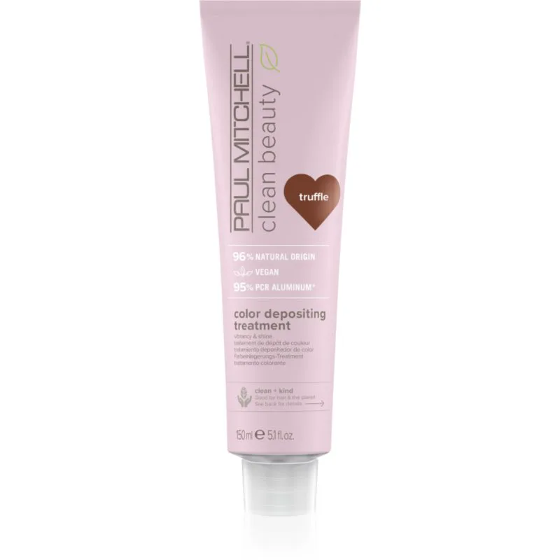 Paul Mitchell Clean Beauty Color Depositing Treatment θρεπτική μάσκα για βαμμένα μαλλιά απόχρωση Truffle 150 ml